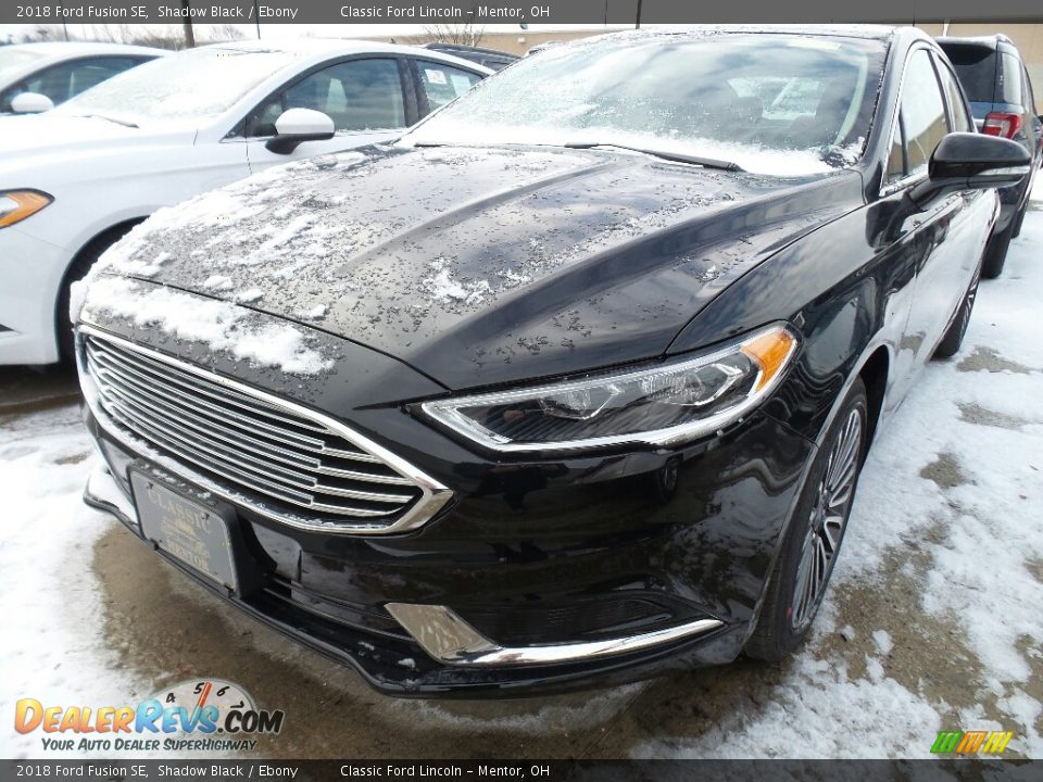 2018 Ford Fusion SE Shadow Black / Ebony Photo #1