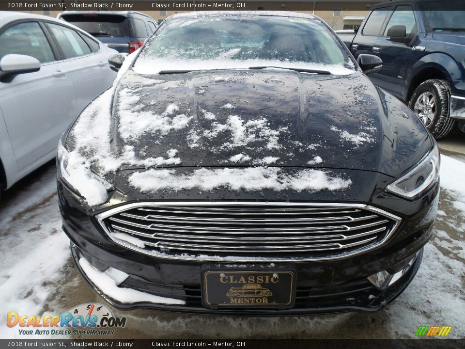 2018 Ford Fusion SE Shadow Black / Ebony Photo #2