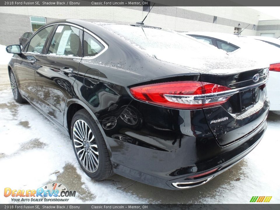 2018 Ford Fusion SE Shadow Black / Ebony Photo #3
