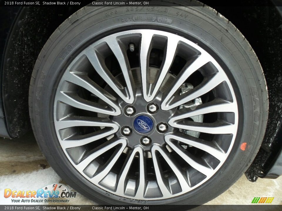 2018 Ford Fusion SE Shadow Black / Ebony Photo #6