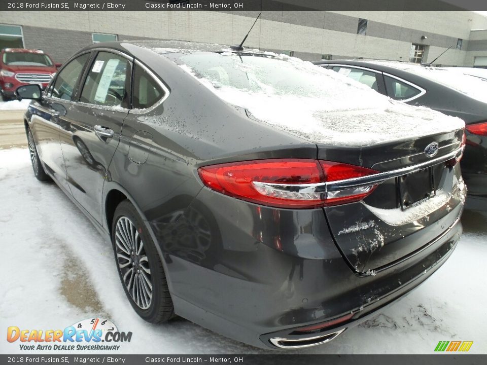 2018 Ford Fusion SE Magnetic / Ebony Photo #3