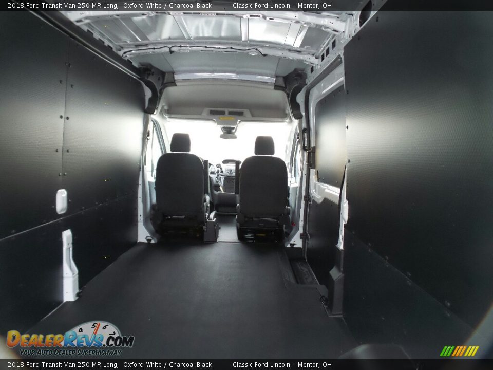 2018 Ford Transit Van 250 MR Long Oxford White / Charcoal Black Photo #5