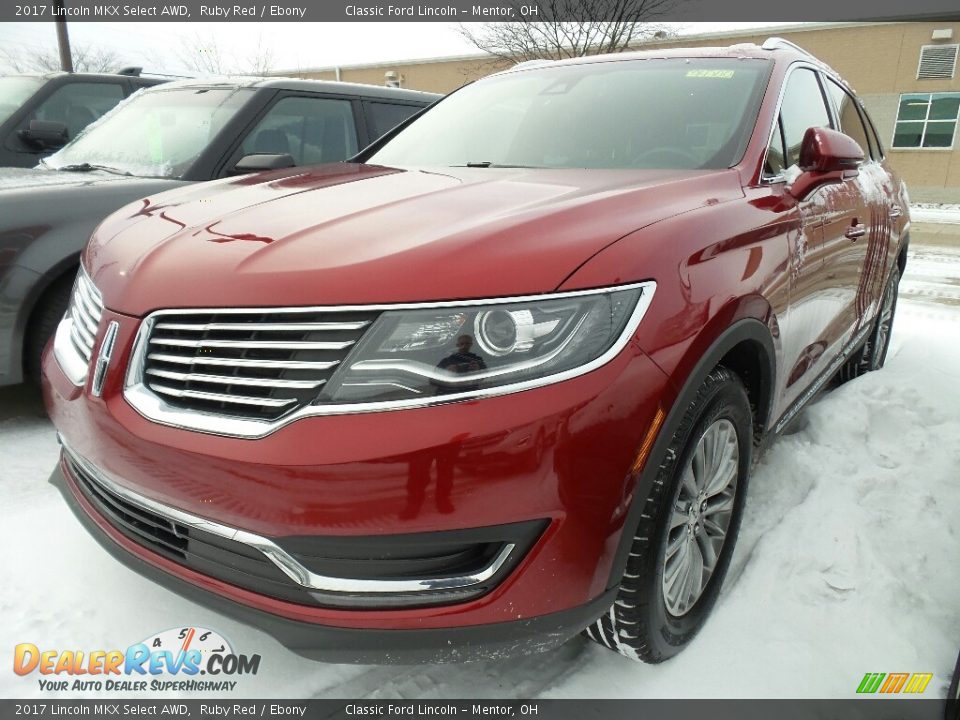 2017 Lincoln MKX Select AWD Ruby Red / Ebony Photo #1