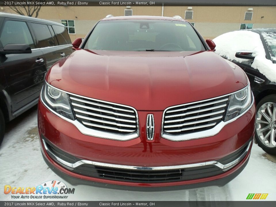 2017 Lincoln MKX Select AWD Ruby Red / Ebony Photo #2