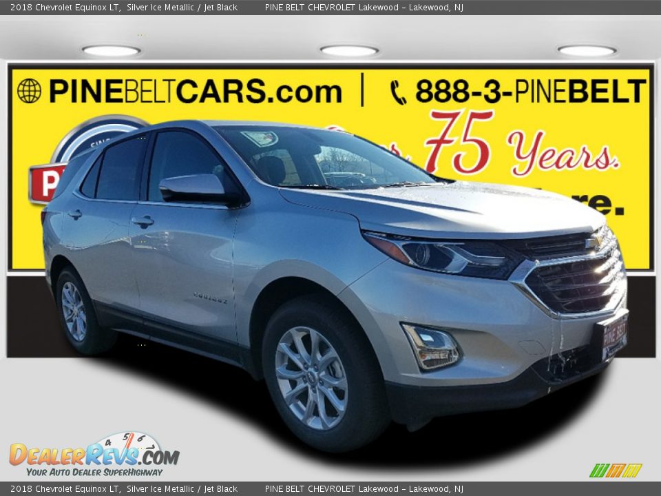 2018 Chevrolet Equinox LT Silver Ice Metallic / Jet Black Photo #1