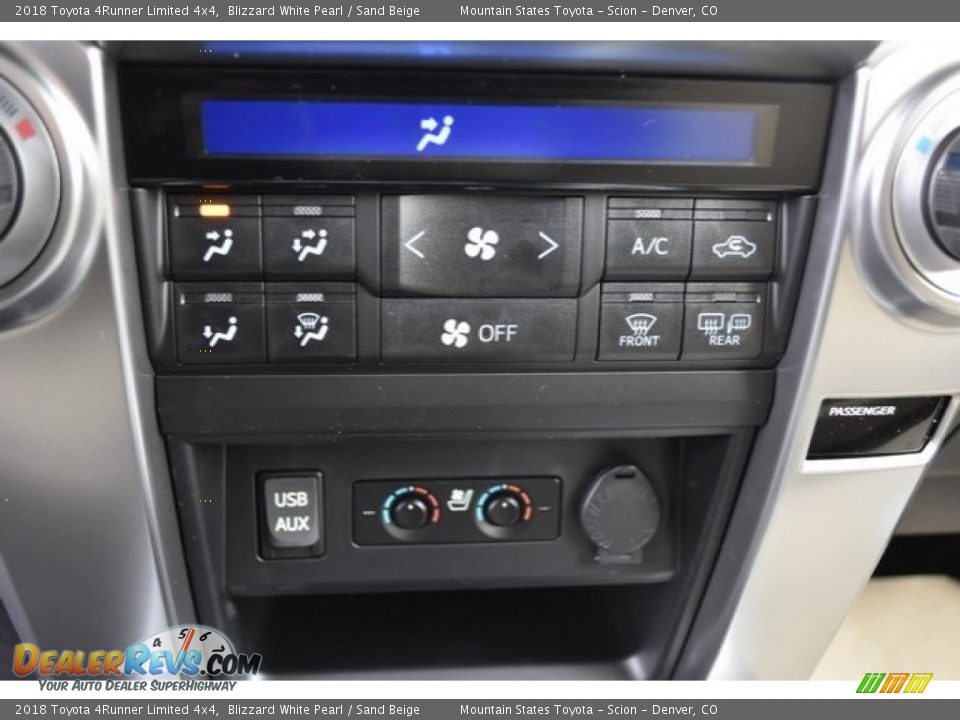 2018 Toyota 4Runner Limited 4x4 Blizzard White Pearl / Sand Beige Photo #30