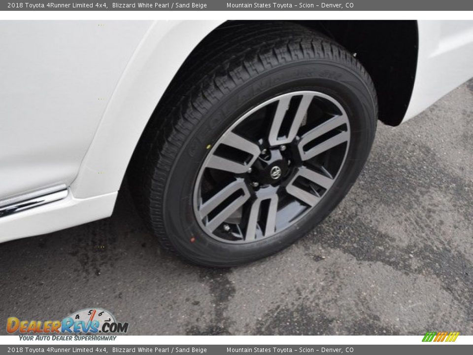 2018 Toyota 4Runner Limited 4x4 Blizzard White Pearl / Sand Beige Photo #33