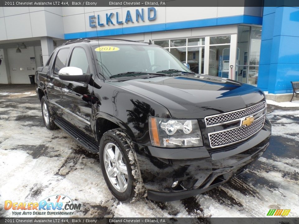 2011 Chevrolet Avalanche LTZ 4x4 Black / Ebony Photo #1