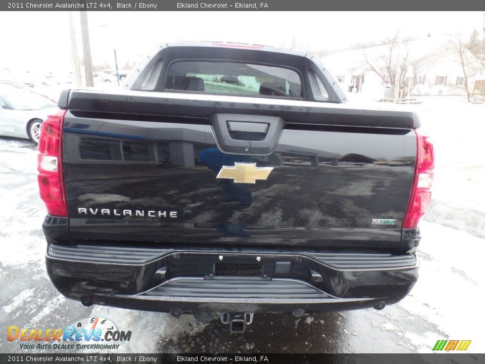 2011 Chevrolet Avalanche LTZ 4x4 Black / Ebony Photo #4
