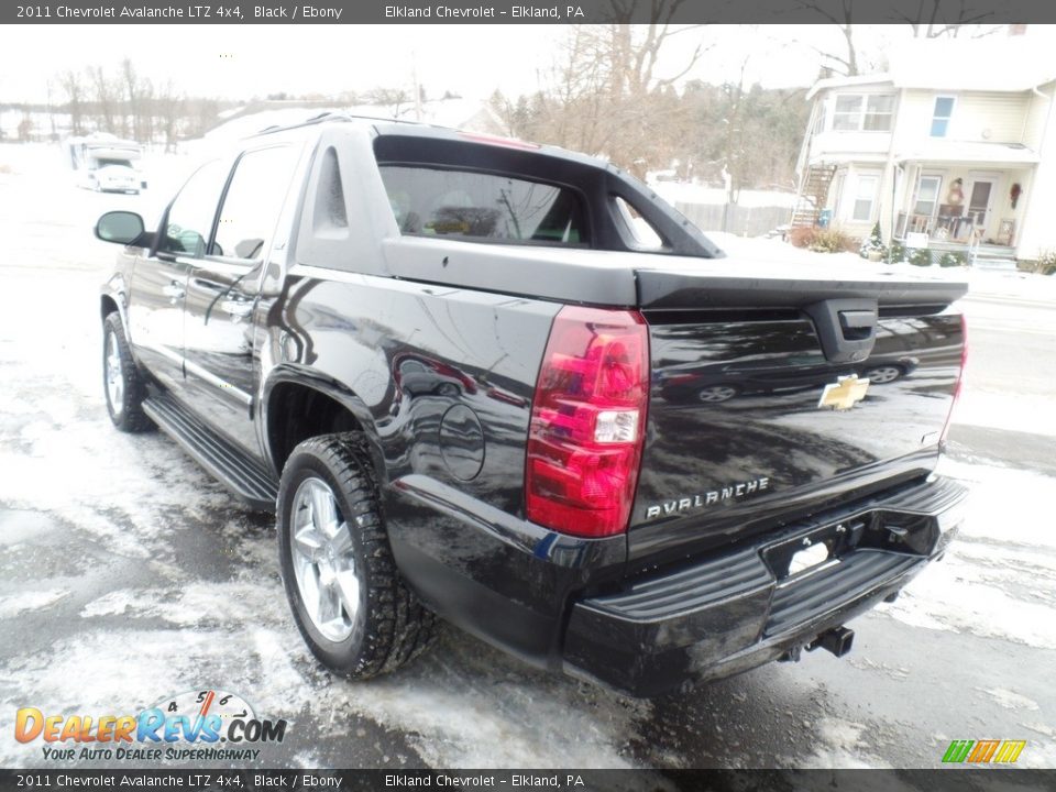 2011 Chevrolet Avalanche LTZ 4x4 Black / Ebony Photo #5