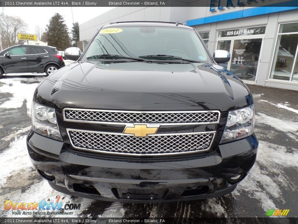 2011 Chevrolet Avalanche LTZ 4x4 Black / Ebony Photo #8