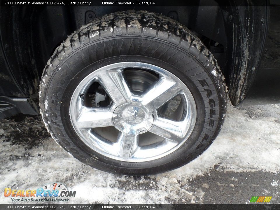 2011 Chevrolet Avalanche LTZ 4x4 Black / Ebony Photo #9