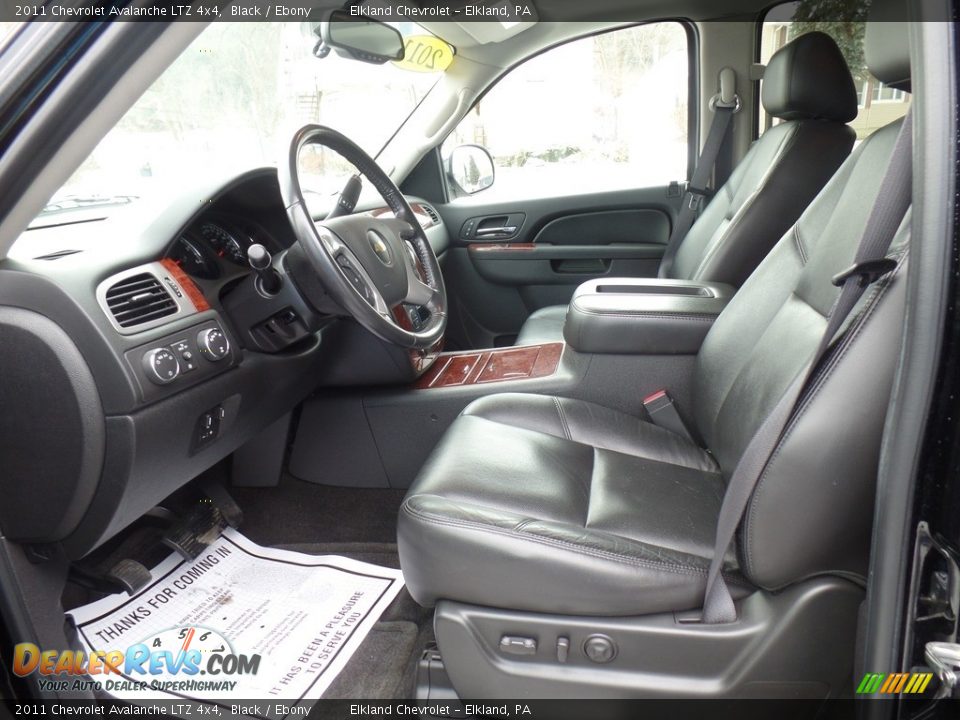 2011 Chevrolet Avalanche LTZ 4x4 Black / Ebony Photo #15