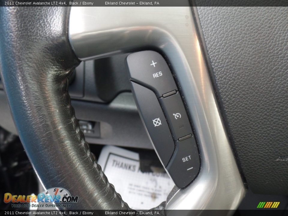 2011 Chevrolet Avalanche LTZ 4x4 Black / Ebony Photo #21