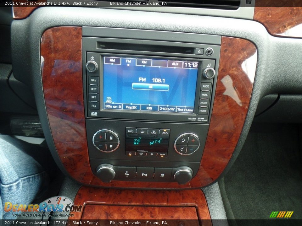 2011 Chevrolet Avalanche LTZ 4x4 Black / Ebony Photo #26