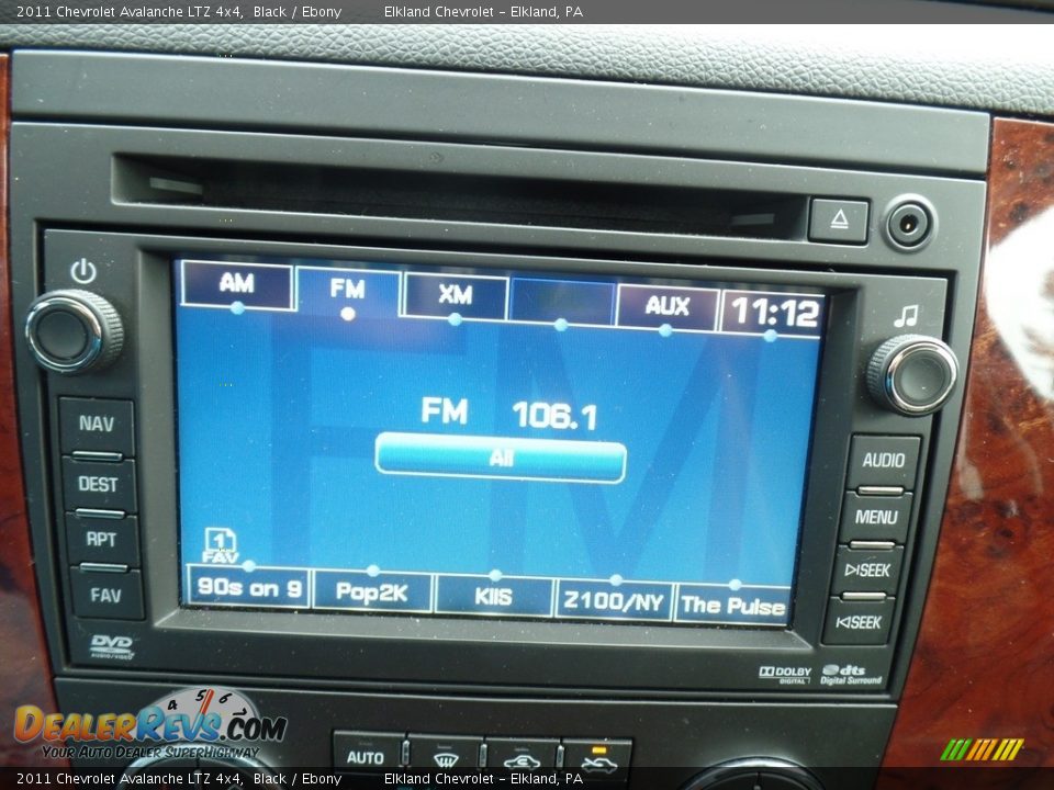 2011 Chevrolet Avalanche LTZ 4x4 Black / Ebony Photo #27
