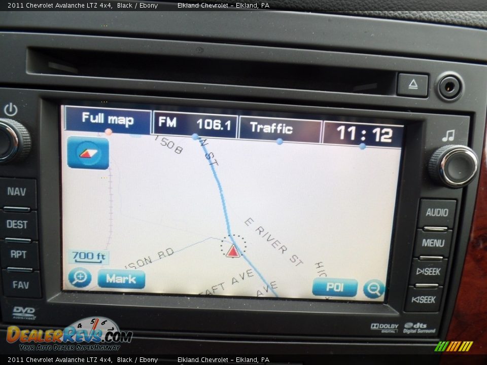 2011 Chevrolet Avalanche LTZ 4x4 Black / Ebony Photo #28