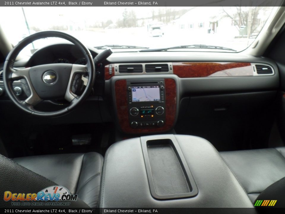 2011 Chevrolet Avalanche LTZ 4x4 Black / Ebony Photo #36