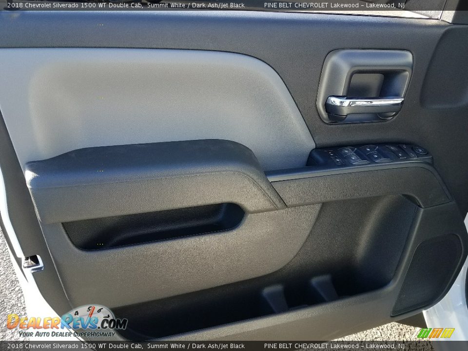2018 Chevrolet Silverado 1500 WT Double Cab Summit White / Dark Ash/Jet Black Photo #7