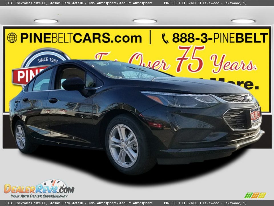 2018 Chevrolet Cruze LT Mosaic Black Metallic / Dark Atmosphere/Medium Atmosphere Photo #1