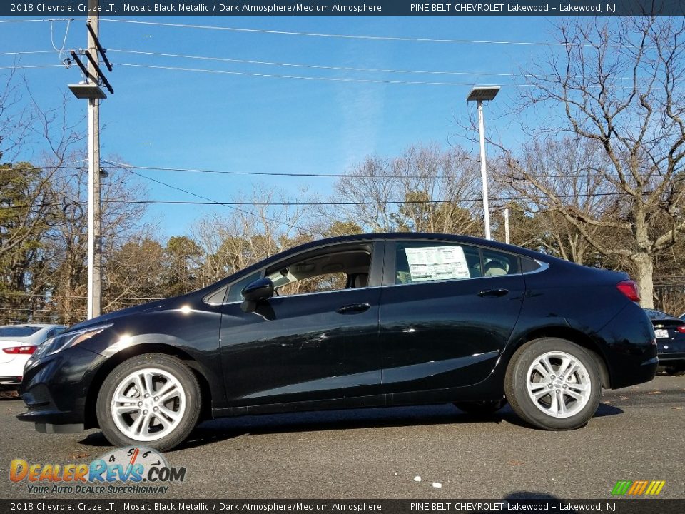 2018 Chevrolet Cruze LT Mosaic Black Metallic / Dark Atmosphere/Medium Atmosphere Photo #3