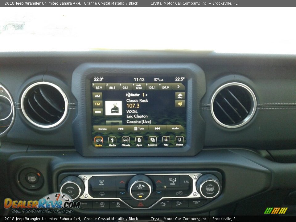 2018 Jeep Wrangler Unlimited Sahara 4x4 Granite Crystal Metallic / Black Photo #15