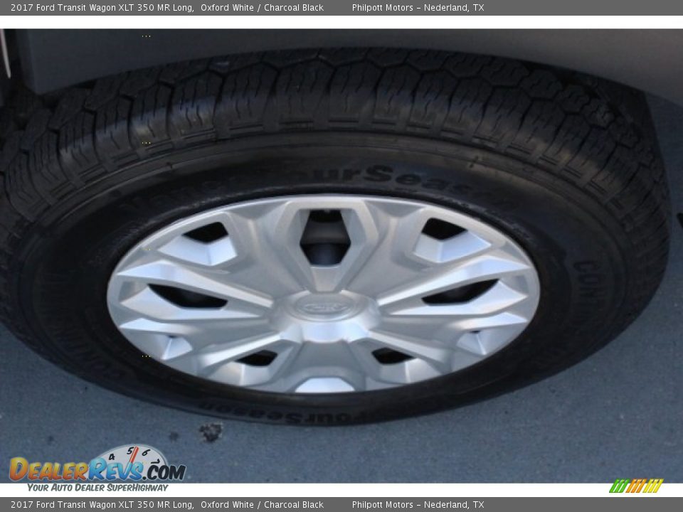 2017 Ford Transit Wagon XLT 350 MR Long Oxford White / Charcoal Black Photo #12