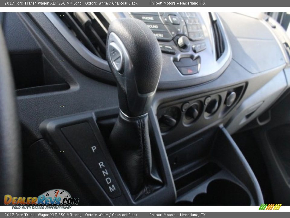 2017 Ford Transit Wagon XLT 350 MR Long Oxford White / Charcoal Black Photo #16