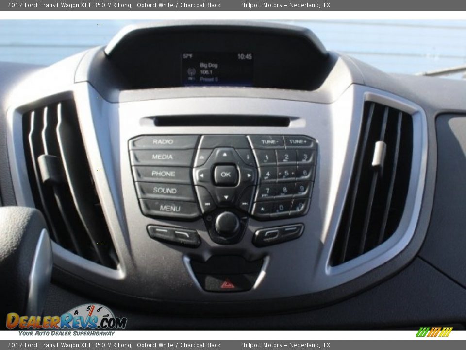 2017 Ford Transit Wagon XLT 350 MR Long Oxford White / Charcoal Black Photo #18