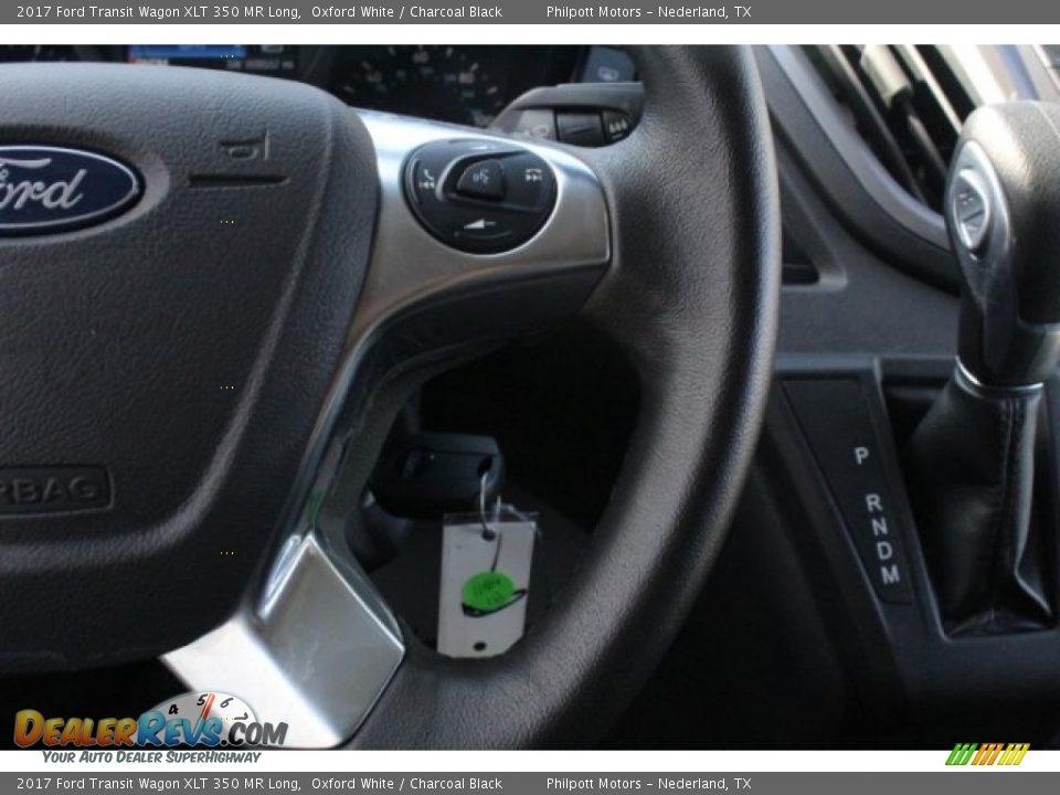 2017 Ford Transit Wagon XLT 350 MR Long Oxford White / Charcoal Black Photo #20