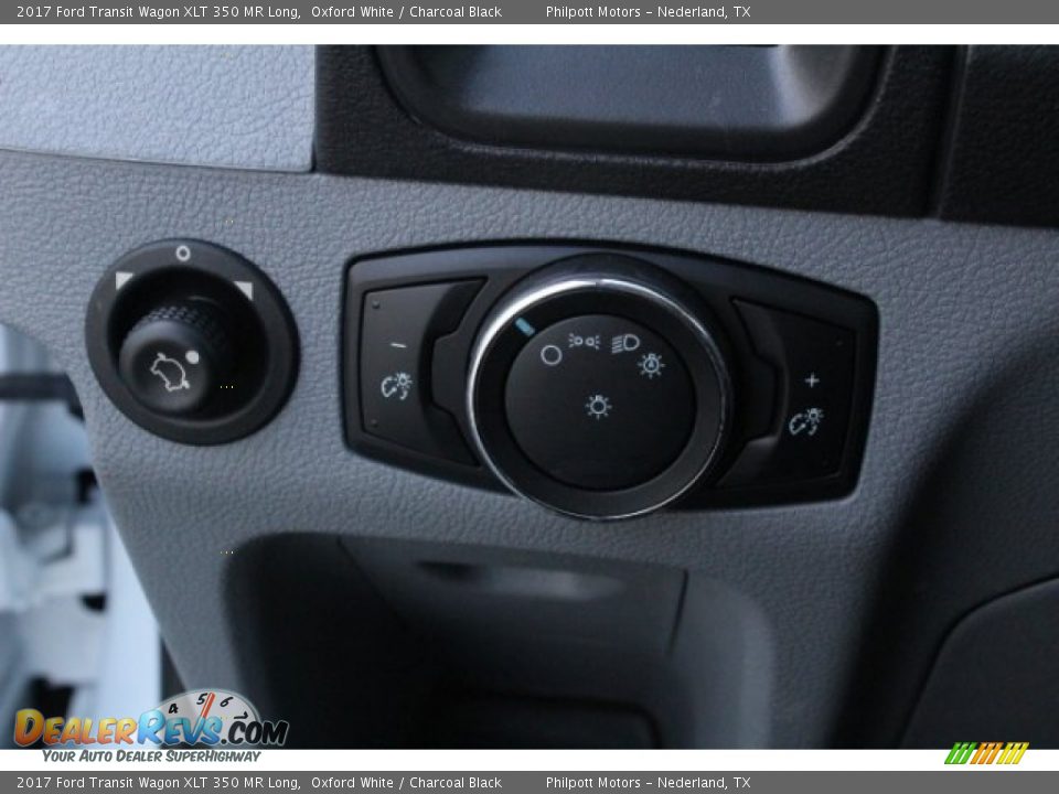 2017 Ford Transit Wagon XLT 350 MR Long Oxford White / Charcoal Black Photo #23