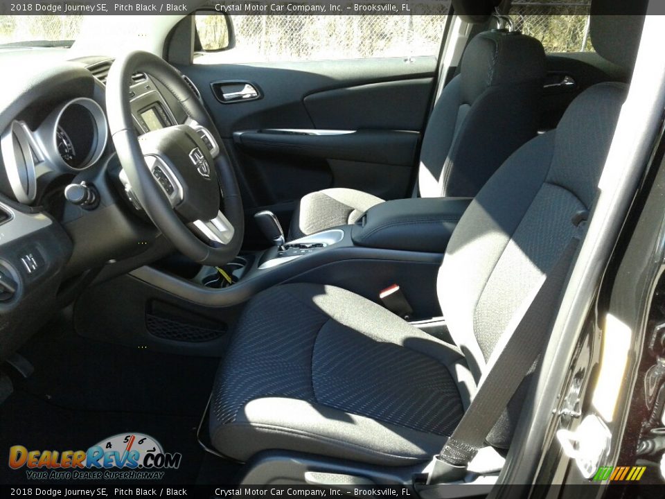 2018 Dodge Journey SE Pitch Black / Black Photo #9