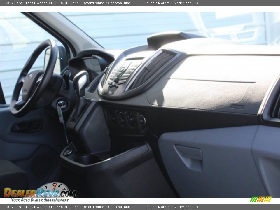 2017 Ford Transit Wagon XLT 350 MR Long Oxford White / Charcoal Black Photo #29