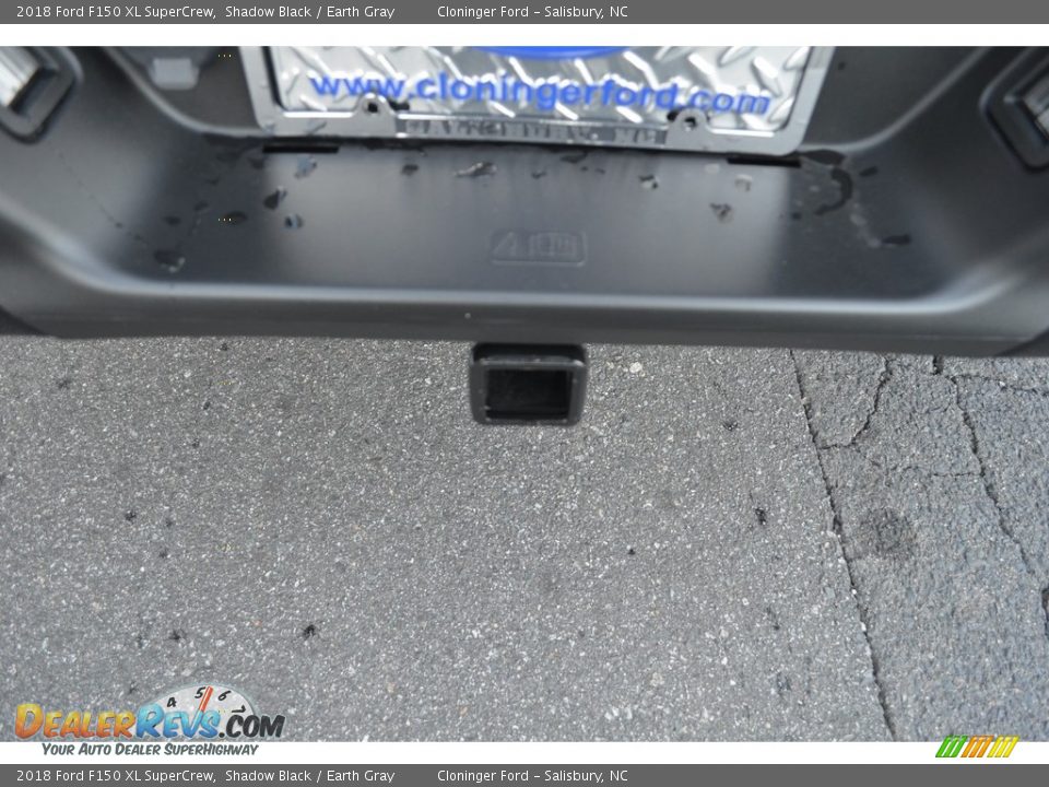 2018 Ford F150 XL SuperCrew Shadow Black / Earth Gray Photo #5
