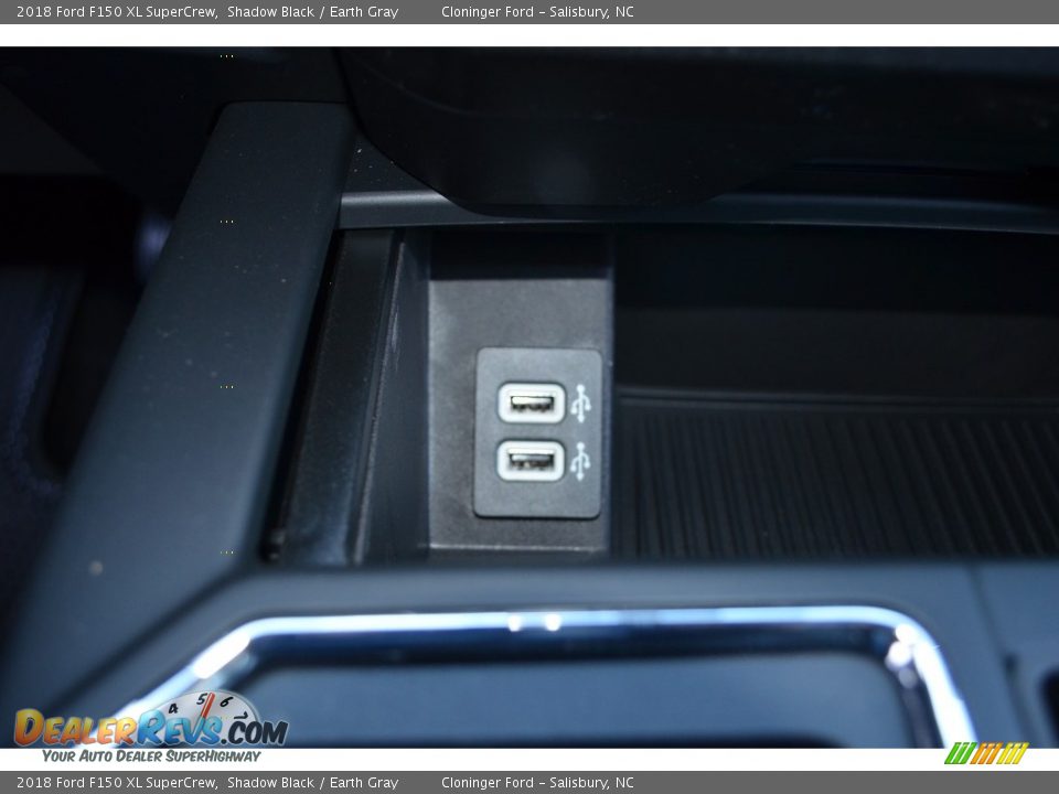 2018 Ford F150 XL SuperCrew Shadow Black / Earth Gray Photo #15