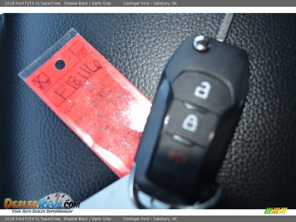 2018 Ford F150 XL SuperCrew Shadow Black / Earth Gray Photo #18