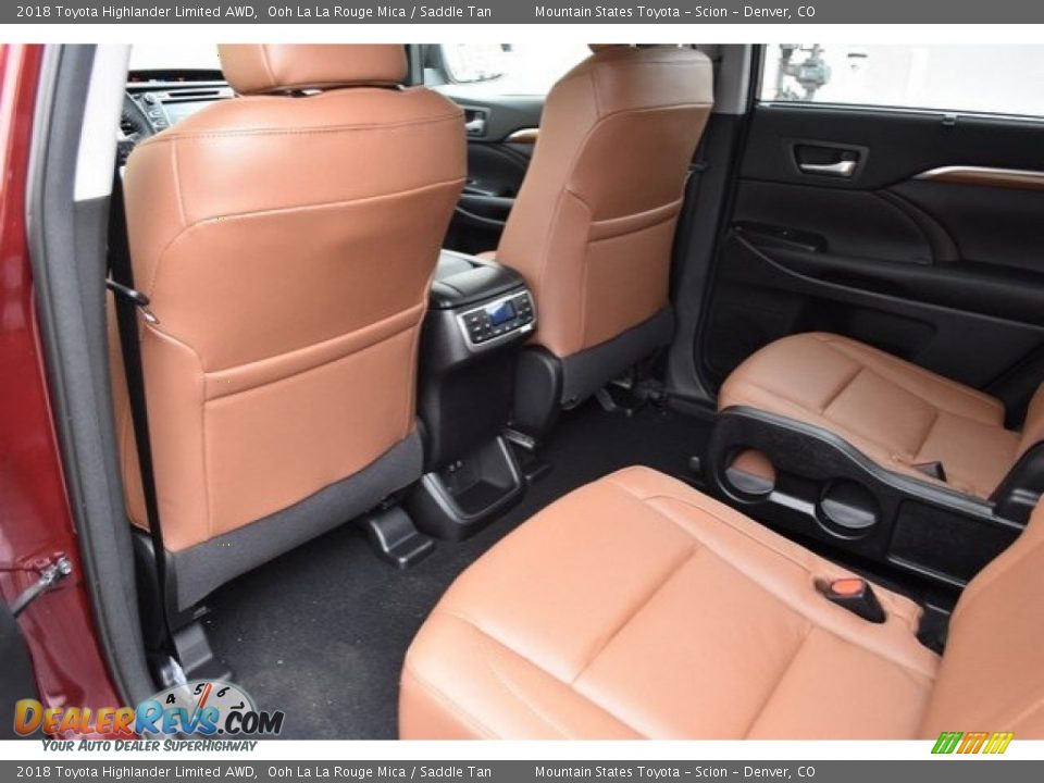2018 Toyota Highlander Limited AWD Ooh La La Rouge Mica / Saddle Tan Photo #15