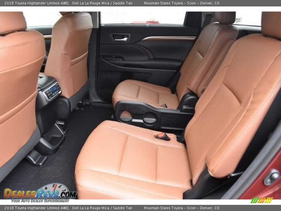 2018 Toyota Highlander Limited AWD Ooh La La Rouge Mica / Saddle Tan Photo #16