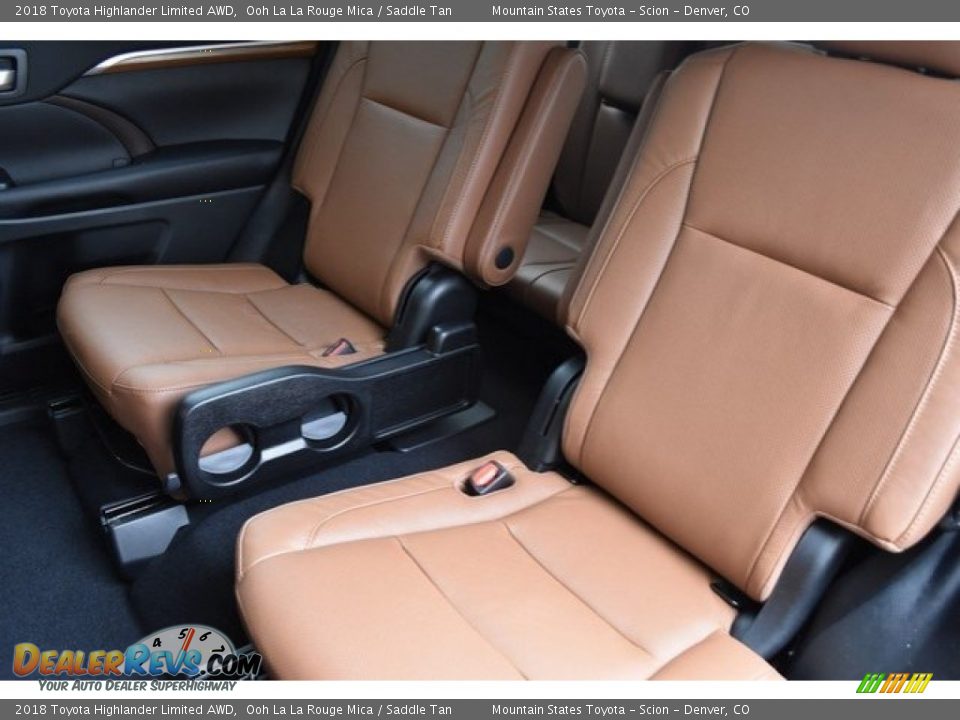 2018 Toyota Highlander Limited AWD Ooh La La Rouge Mica / Saddle Tan Photo #17