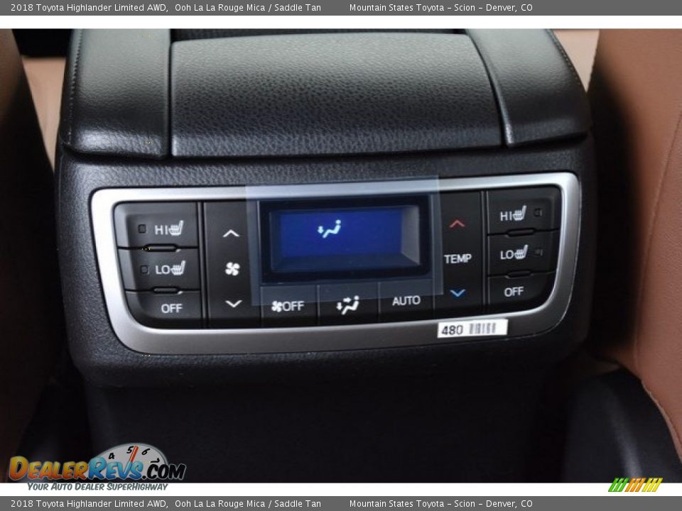2018 Toyota Highlander Limited AWD Ooh La La Rouge Mica / Saddle Tan Photo #18