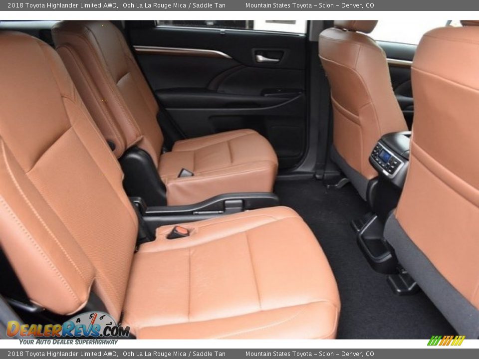 2018 Toyota Highlander Limited AWD Ooh La La Rouge Mica / Saddle Tan Photo #20