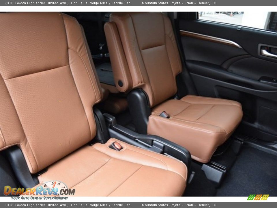 2018 Toyota Highlander Limited AWD Ooh La La Rouge Mica / Saddle Tan Photo #21