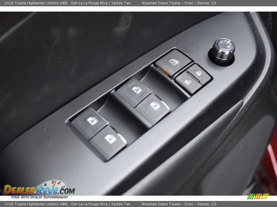 2018 Toyota Highlander Limited AWD Ooh La La Rouge Mica / Saddle Tan Photo #30