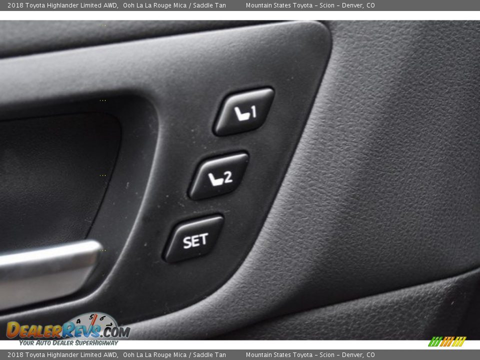 2018 Toyota Highlander Limited AWD Ooh La La Rouge Mica / Saddle Tan Photo #31