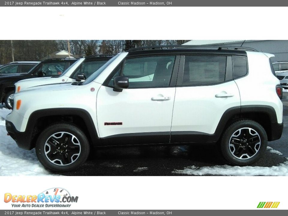 2017 Jeep Renegade Trailhawk 4x4 Alpine White / Black Photo #2
