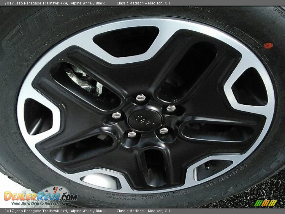 2017 Jeep Renegade Trailhawk 4x4 Alpine White / Black Photo #13