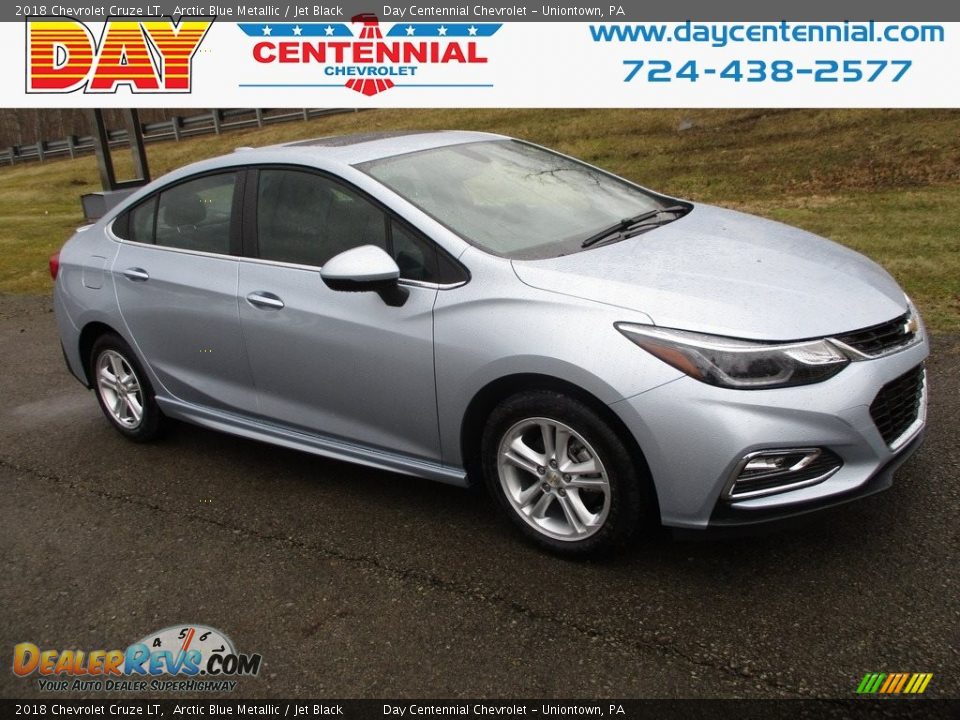 2018 Chevrolet Cruze LT Arctic Blue Metallic / Jet Black Photo #1