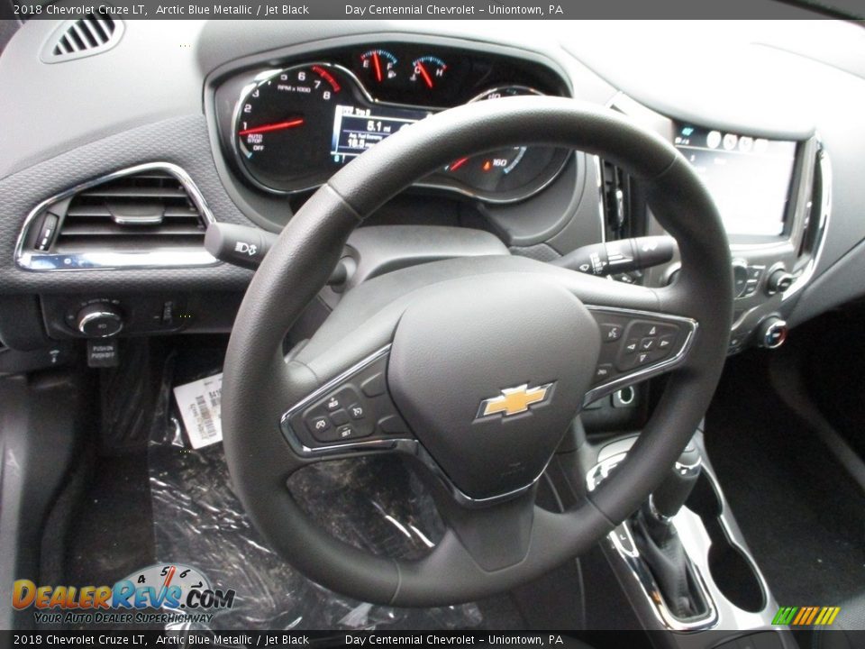 2018 Chevrolet Cruze LT Arctic Blue Metallic / Jet Black Photo #14