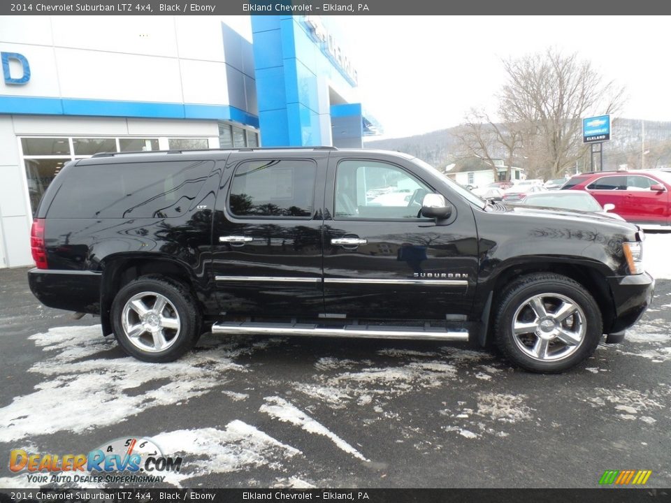 2014 Chevrolet Suburban LTZ 4x4 Black / Ebony Photo #4