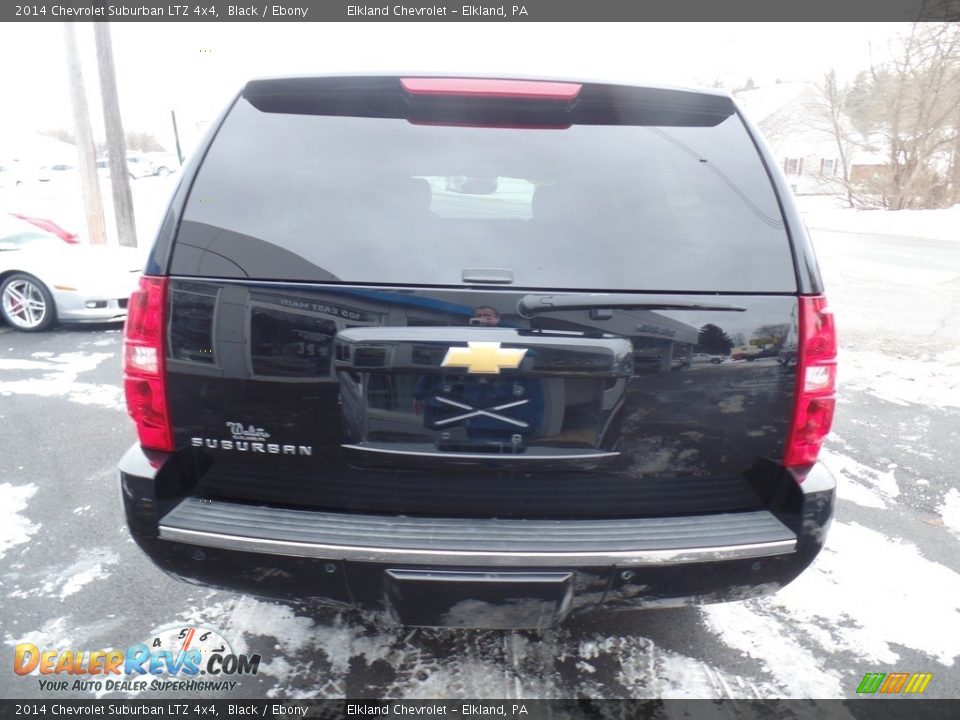 2014 Chevrolet Suburban LTZ 4x4 Black / Ebony Photo #6